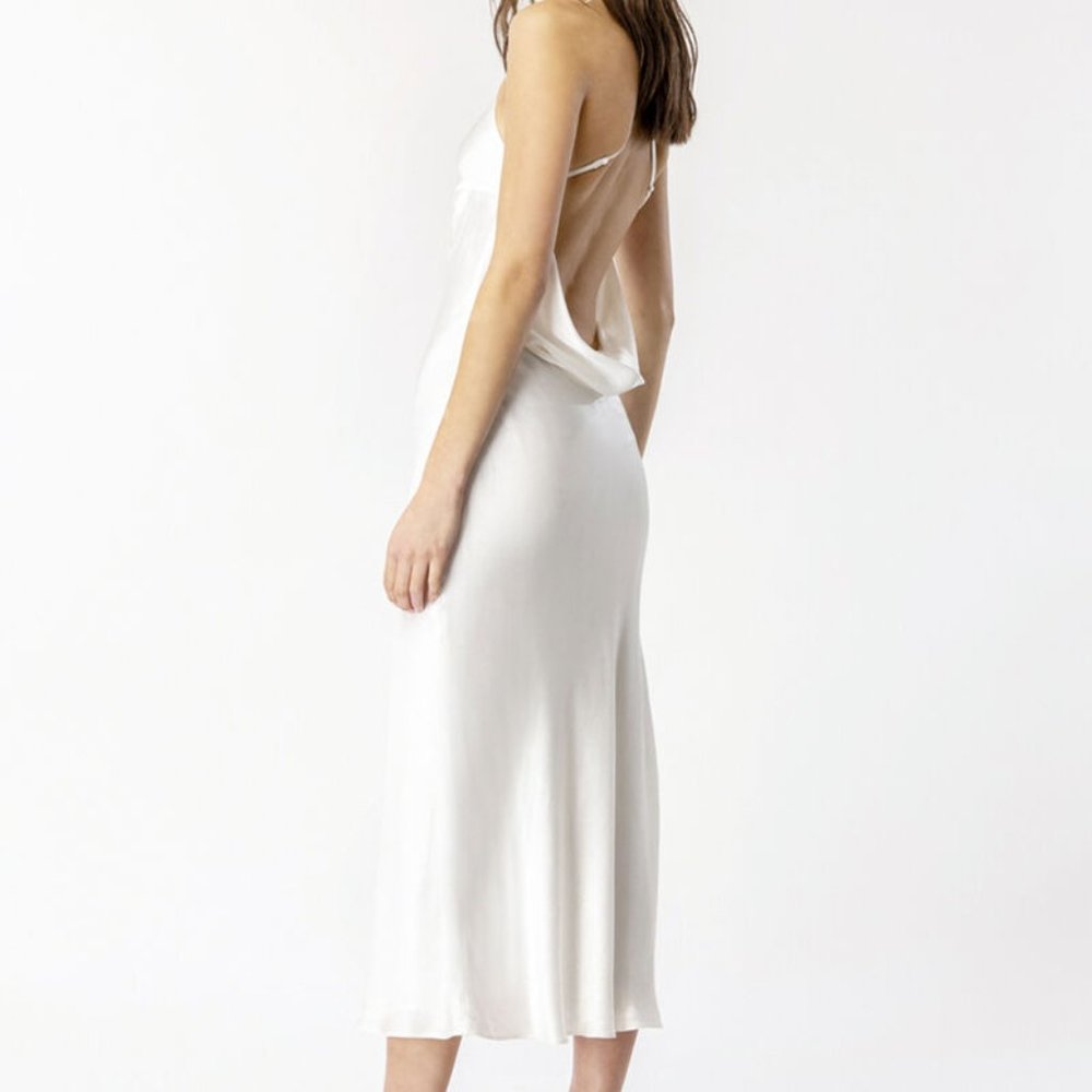 NWT Bardot Mila Cowl Back Slip Dress